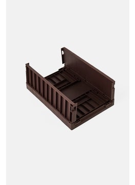 Muy Mucho Foldable Box 21,3 x 14,5 x 8,3 cm, Chocolate Brown  - Image 1