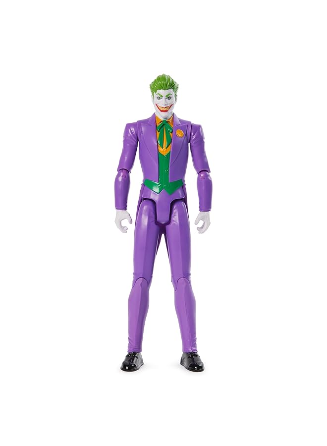 دي سي كوميكس لعبة مجسم الجوكر للأطفال، مقاس 12 بوصة، مناسبة للأولاد والبنات من عمر 3 سنوات فما فوق - Image 1