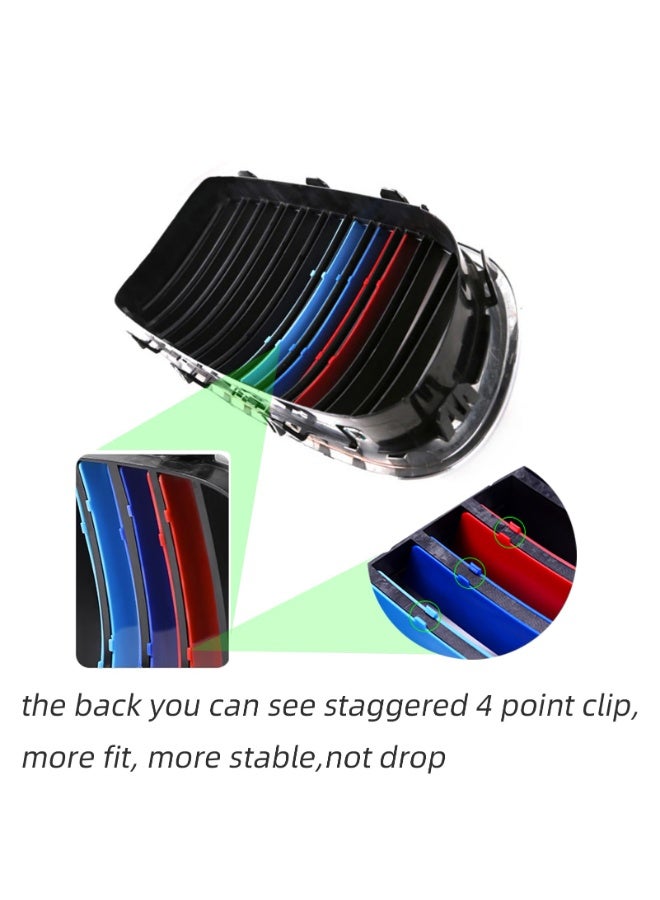 BMW G20 3 Series Grille Color Stripes for 2023 330i 330e Sedan xDrive, 8 Beam - Image 3