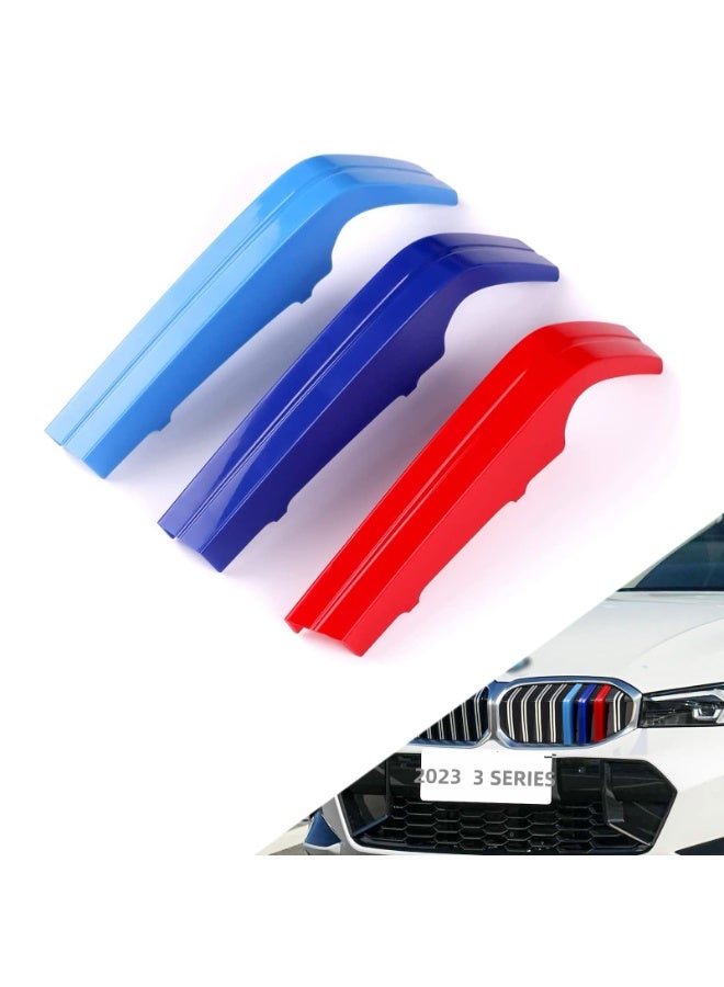 BMW G20 3 Series Grille Color Stripes for 2023 330i 330e Sedan xDrive, 8 Beam - Image 1