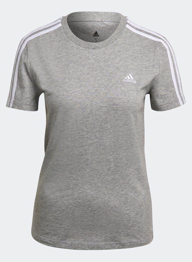 Adidas Essentials Slim 3-Stripes T-Shirt  - Image 1