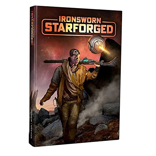 Modiphius Ironsworn: Starforged - Deluxe Edition Rulebook - Hardcover RPG Book, Standalone Adventure, Human Centric, Science Fiction, 3 Modes of Play (Guided, Co-Op, Solo), 404 Pages, Colorful Illustrations - Image 1