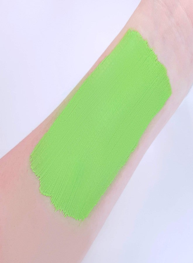 مون كرييشنز ألوان مون كرييشنز الاحترافية للوجه والجسم، لون أخضر فاتح - مكياج احترافي للوجه ذو أساس مائي للبالغين والأطفال - 1.26 أونصة - Image 2