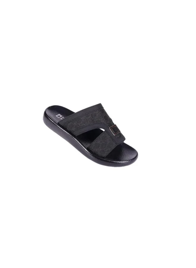 بارجيل أونو 008-3576 Barjeel Uno Boys Arabic Sandals B-63102 Black