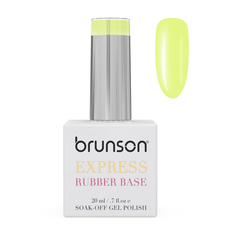 brunson TPO free Rubber Base Gel polish 20ml Soak Off Base Coat for Nail Strengthening Long Lasting Gel Polish Base for Chip Free Shine Brittle Nails UV Rubber base Russian manicure Non Yellowing salon manicure - Image 1