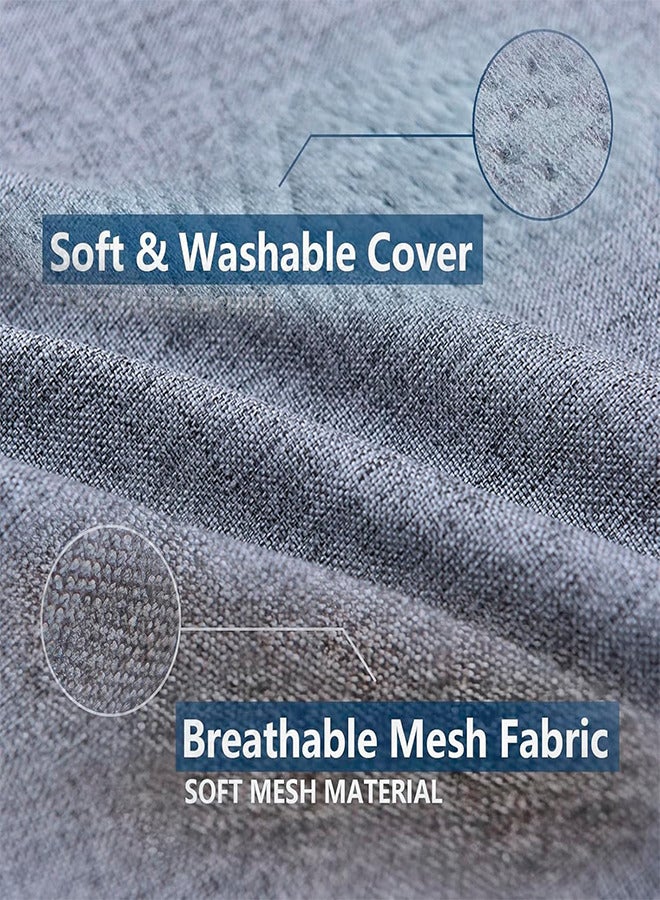 Folding Mattress Thick Medical Foam Mattress Topper 4 Folding Guest Mat Portable Mattress with Breathable Washable Cover for Single Bed Floor Camping Playroom Nap - Image 4