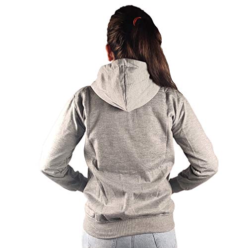 Prokick Women's Hooded Fleece Jacket - Small - Light Grey - Image 3