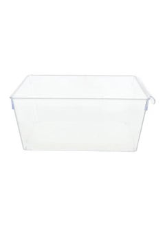 dunya Acrylic Fridge Organizer, (1pcs) Food Storage Lid for Kitchen and Refrigerator Storage Egg Fruits Vegetable Storage Storage Box Refrigerator Size 4.6oz Plastic Fruit Storage Boxes 20w * 32.5L * 7H cm  - Image 1