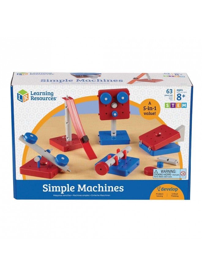 Learning Resources Learning Resources Simple Machines, STEM, Early Engineering Toy Set of 5 - Image 1