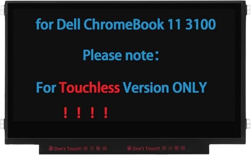 daplinno 11.6" LCD Screen Replacement for Dell ChromeBook 11 3100 CB1C13 3120 3180 FGF20 0FGF20 P22T P26T P29T P29T001 LED LCD Display Panel Matte Non Touch HD(1366 * 768) - Image 1
