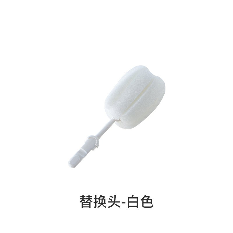 Cup Brush Long Handle Household Cup Washing Brush Special Artifact Bottle Washing Brush Water Cup Brush Cleaning Decontamination Sponge Brush - Image 1