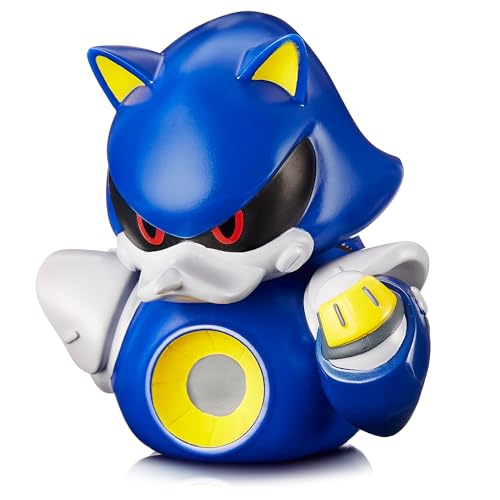 TUBBZ First Edition Metal Sonic Collectible Vinyl Rubber Duck Figure - Official Sonic The Hedgehog Merchandise - Action TV, Film & Video Games - Image 1