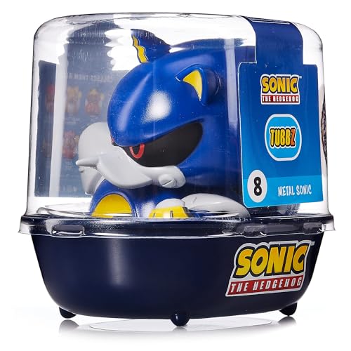 TUBBZ First Edition Metal Sonic Collectible Vinyl Rubber Duck Figure - Official Sonic The Hedgehog Merchandise - Action TV, Film & Video Games - Image 2