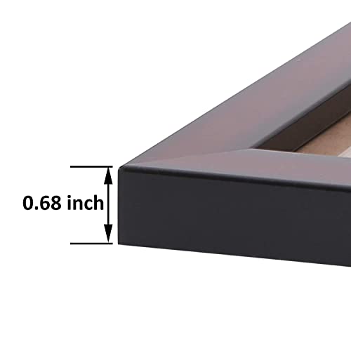 Stuthi Arts A4 size Certificate Document & Photo Brown Wall wood photo frames (Colour - Brown & Size - A4) (A4, 3), Rectangular - Image 4