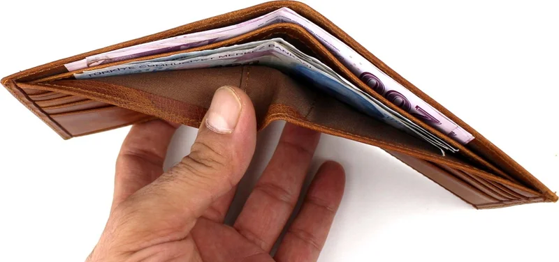 Derise Club Men's Genuine Leather Card Holder Wallet