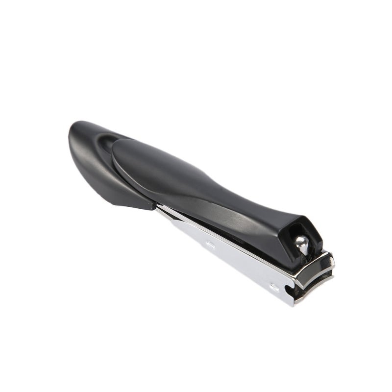 Finger Nail Clippers: Heavy Duty 304 Stainless Steel Sharp Mouth - Anti-splash Nail Box Design Curved Edge Nail Trimmer with Built-in Nail File for Manicure Pedicure Home Use - Image 4