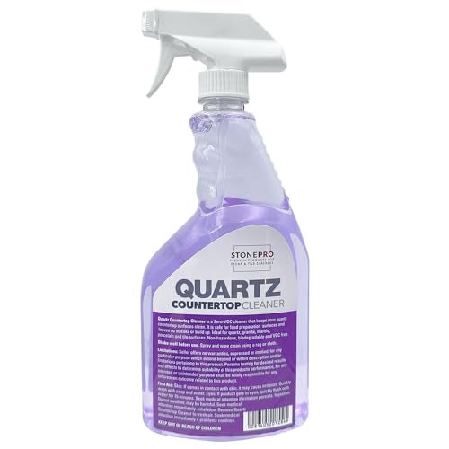 Stone Pro Quartz Countertop Cleaner - 32 Ounce Spray Bottle - Image 2