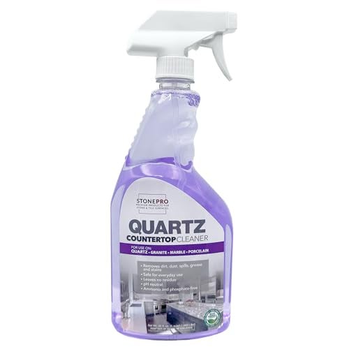 Stone Pro Quartz Countertop Cleaner - 32 Ounce Spray Bottle - Image 1