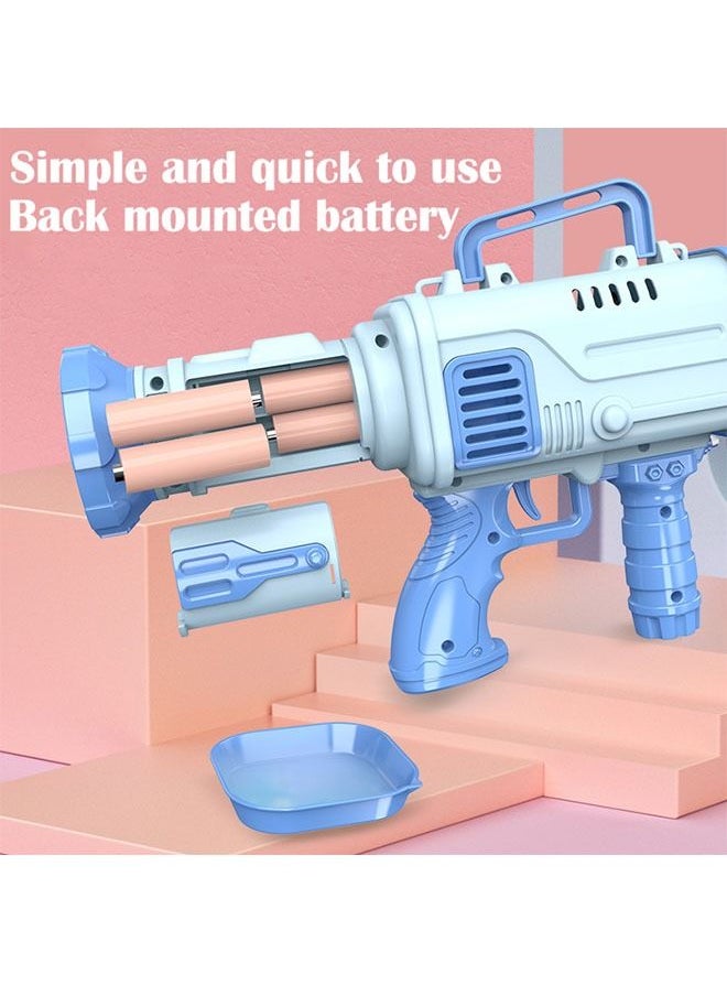 ZCM-HAPPY - 32 Hole Design Portable Large Capacity Bazooka Bubble Gun Toy - Image 1