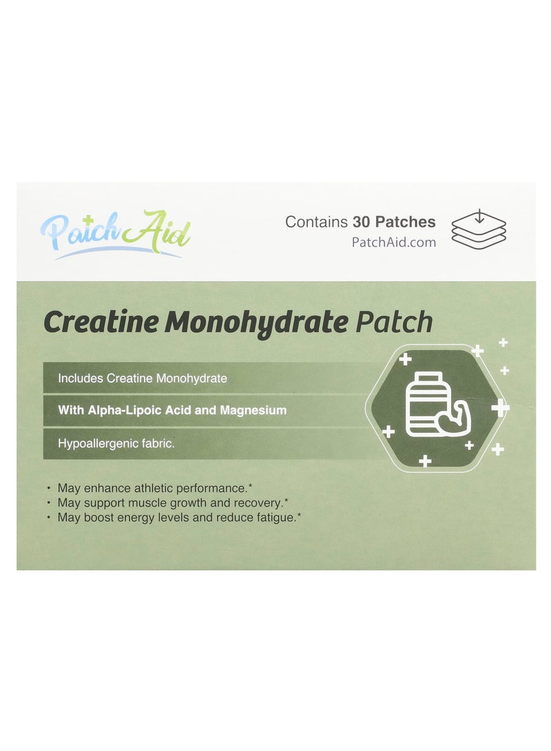 PatchAid Creatine Monohydrate Patch, 30 Patches