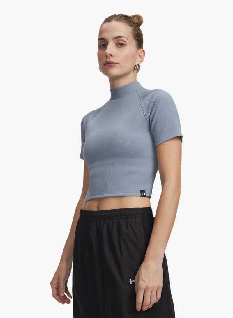 Rival Rib Mock Neck T-Shirt