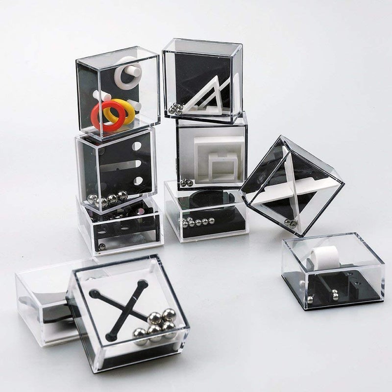 Kid's, Adult's Fidget Puzzle Cube Boxes (10 Pieces)