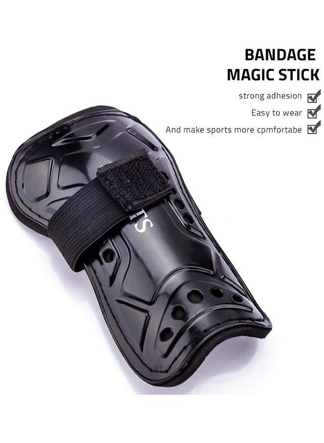 Generic 2 PCS Soccer Shin Guards Football Shin Protective Board Soccer Training Calf Protector Breathable Football Leg Pad  - Image 4