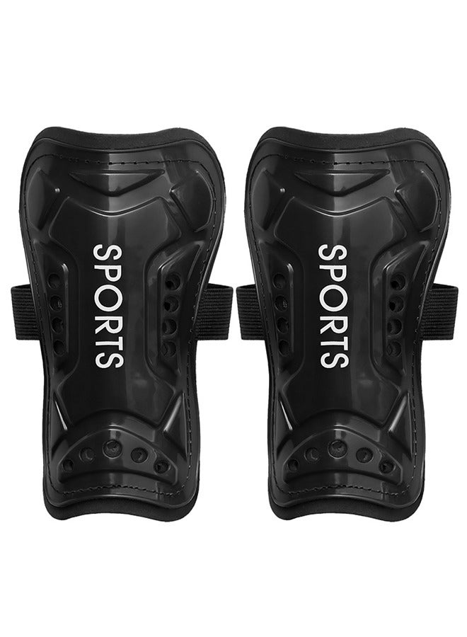 Generic 2 PCS Soccer Shin Guards Football Shin Protective Board Soccer Training Calf Protector Breathable Football Leg Pad  - Image 1