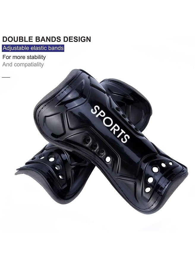 Generic 2 PCS Soccer Shin Guards Football Shin Protective Board Soccer Training Calf Protector Breathable Football Leg Pad  - Image 3