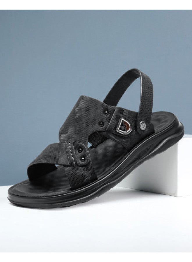 15MINS New Men's Sandals - Lightweight & Versatile Beach Shoes, Outdoor Casual Two-way Sport Sandals, Slip-on Comfortable Men's Footwear - Image 1