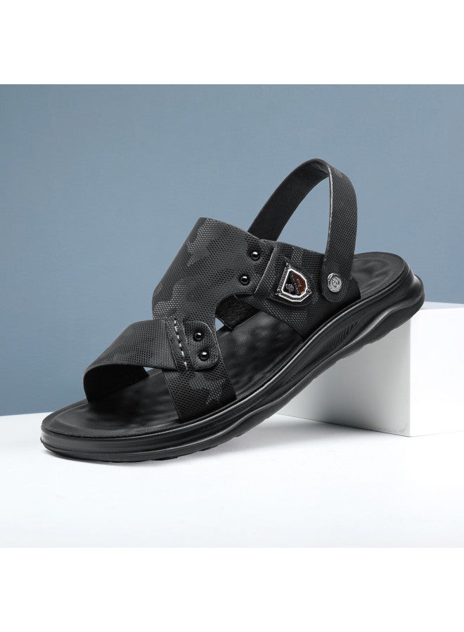 15MINS New Men's Sandals - Lightweight & Versatile Beach Shoes, Outdoor Casual Two-way Sport Sandals, Slip-on Comfortable Men's Footwear - Image 2