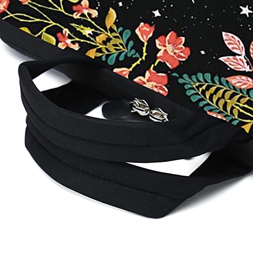AMARY Laptop Sleeves 11.6" 12" Laptop Handle Bag Neoprene Notebook Carrying Pouch Chromebook Sleeves case Ultrabook Case Tablet Cover Fit Apple MacBook Air HP DELL Lenovo Asus(Flowers Moon) - Image 4