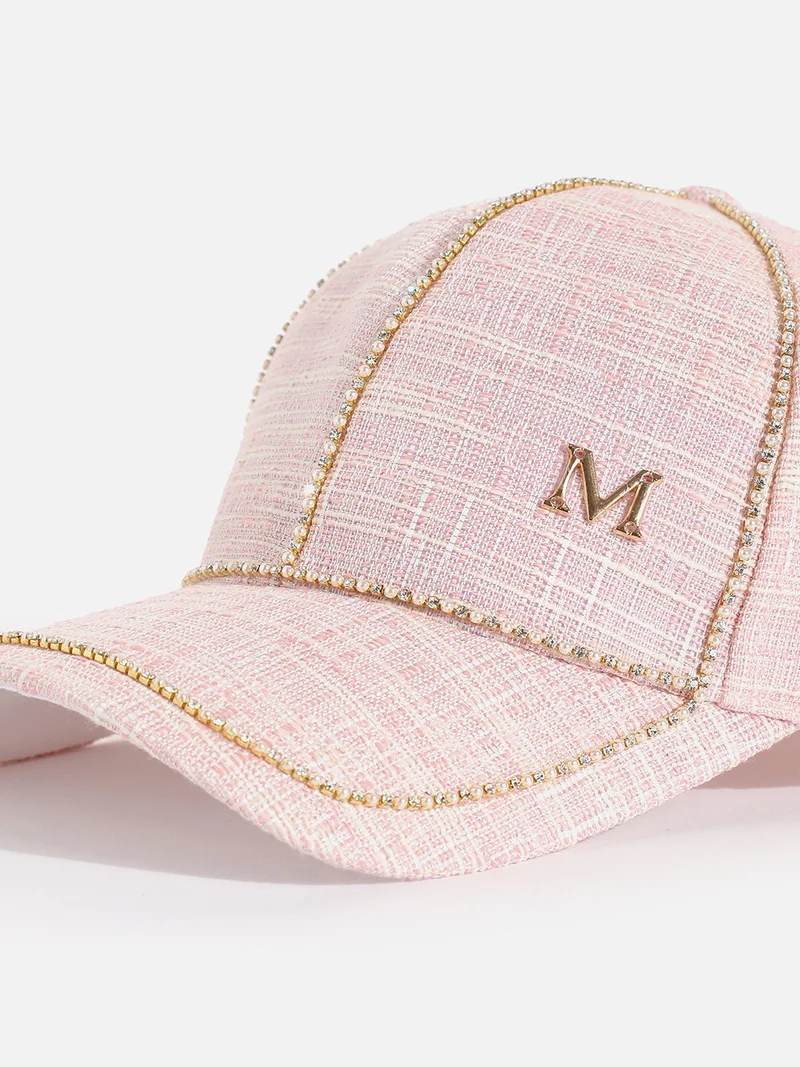 صوص هاوت Blush Pink Textured Baseball Cap