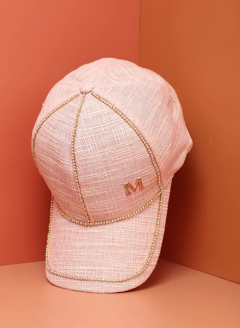 صوص هاوت Blush Pink Textured Baseball Cap
