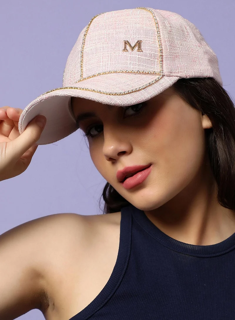 صوص هاوت Blush Pink Textured Baseball Cap