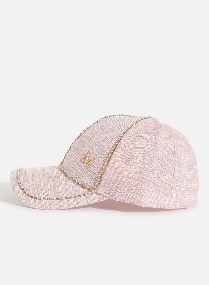 صوص هاوت Blush Pink Textured Baseball Cap