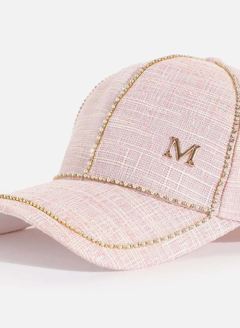 صوص هاوت Blush Pink Textured Baseball Cap