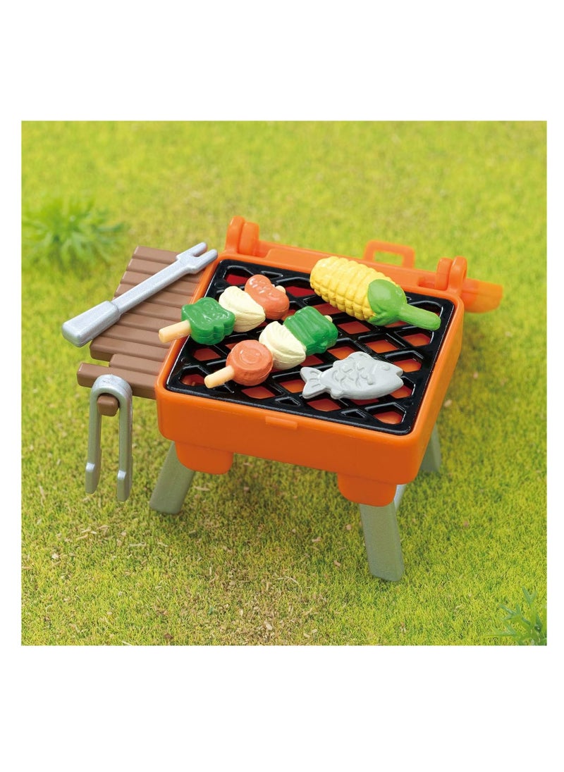 Sylvanian Families - BBQ Picnic Set - Elephant Girl | Includes Exclusive Elephant Girl Miriam Figure, Grill, Table, Chairs & Accessories | Foldable Furniture & Colorful Plates |  Ages 3 & Up - Image 1