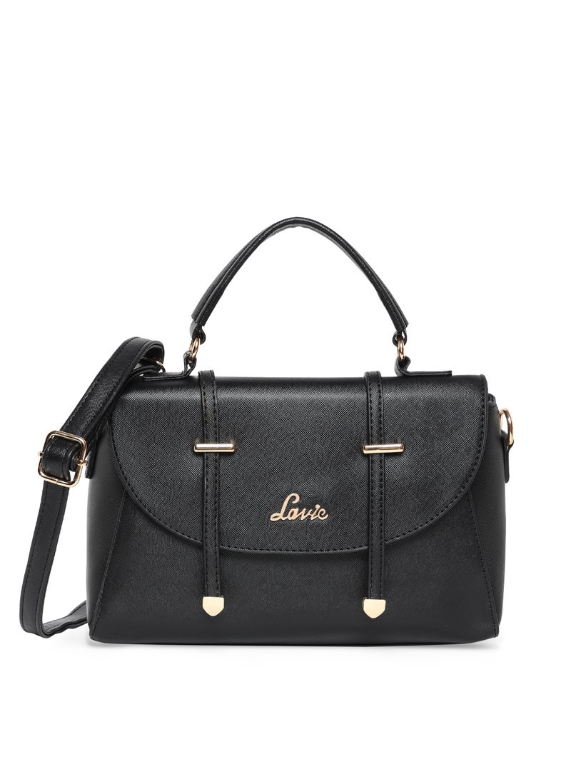 Lavie Beech Women's Flap Satchel (Black) - Image 1