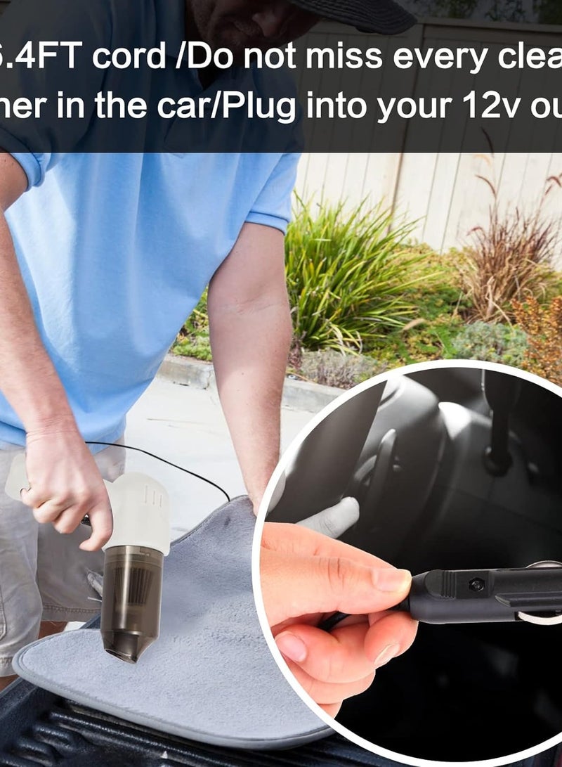 Contex High power car vacuum cleaner, mini portable vacuum cleaner, for cleaning home and car interior - Image 5