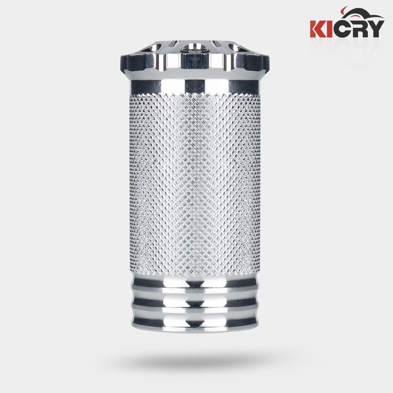 KICRY Motorcycle Shifter Peg Shift Lever BlackChrome CNC Billet Foot Pegs Compatible with Harley Davidson Sportster Touring Softail Street Glide Road Dyna ChromeA1pc - Image 4