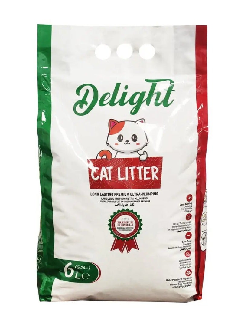 Delight Cat Litter Ultra Clumping 6L