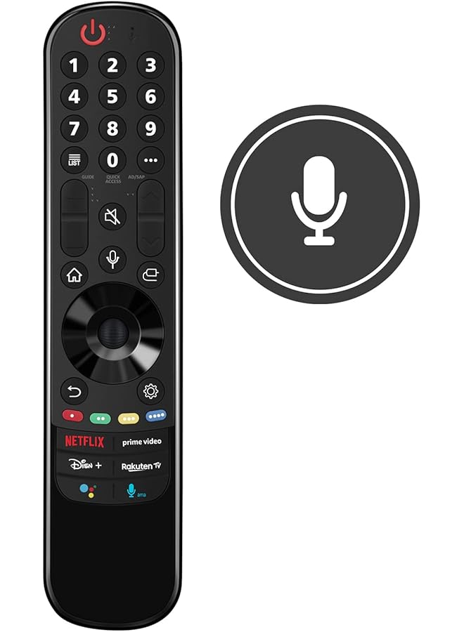 ELTRAZONE AN-MR21GA Replaced Remote Control Fit for LG TV 65QNED95UPA 75NANO90UPA 50NANO75UPA 43NANO75UPA 75UP7770PUB 43UP8000PUA 55UP7560AUD