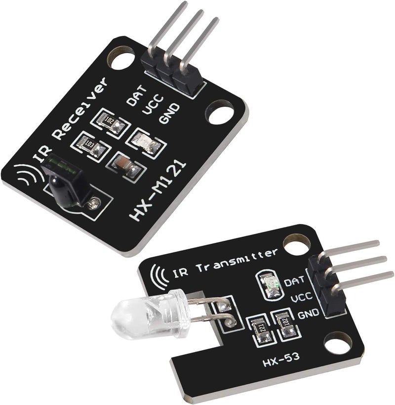 DORHEA 10Pcs Digital 38khz Ir Receiver Sensor Module + 10Pcs 38khz Ir Transmitter Sensor Module Kit for Electronic Building Block - Image 3