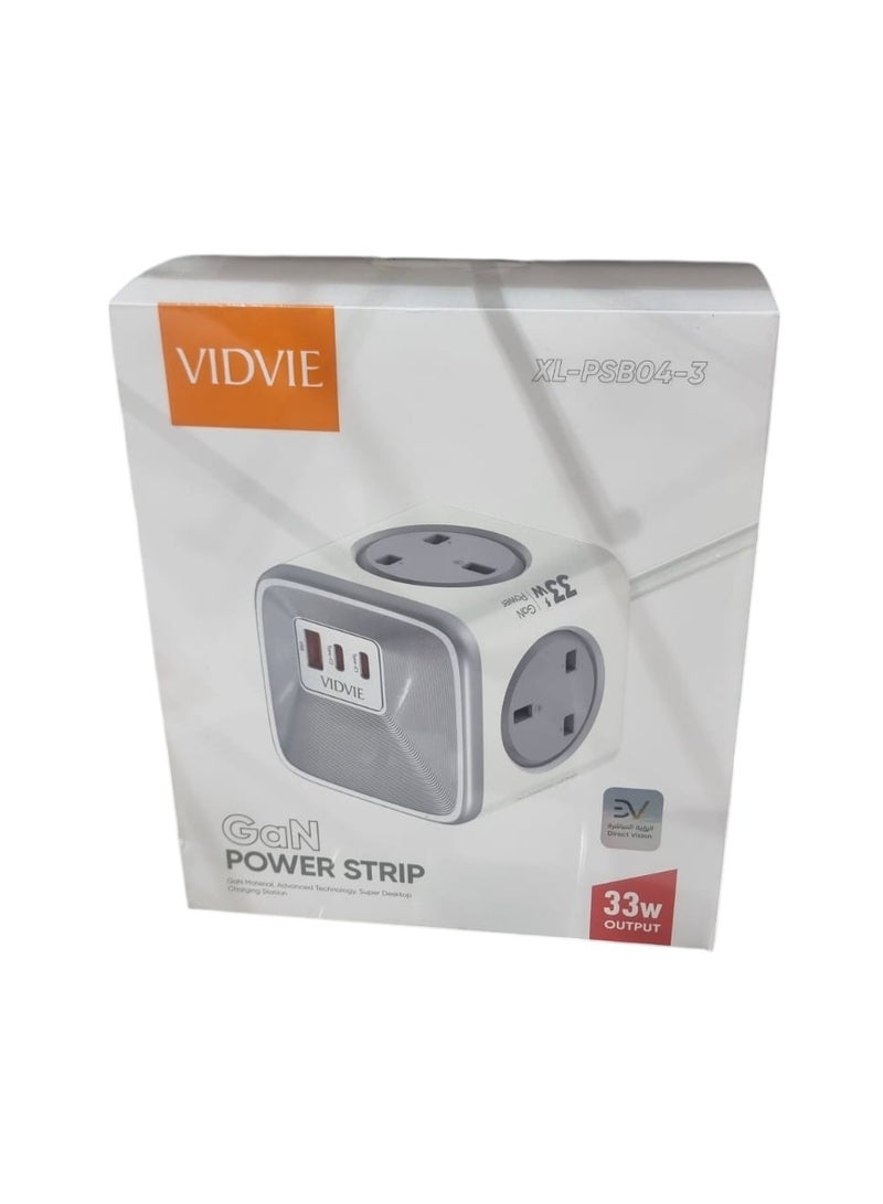 Vidvie Cubic Power Extension Fast Charger 33 w With Usb And Type C Port 5m Cord - Image 1