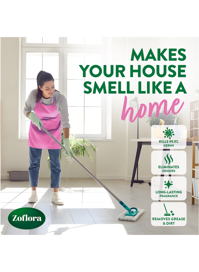Zoflora - 4 In 1 Disinfectant Floor Cleaner Enchanted Rose 1.8L - Image 1