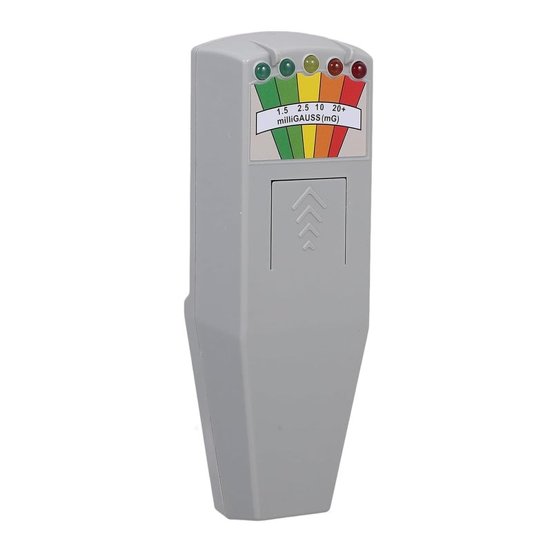 Digital Emf Meter Magnetic Field Detector Portable High-Frequency Radiation Tester for Home Office Inspection with White Battery Case - Image 1