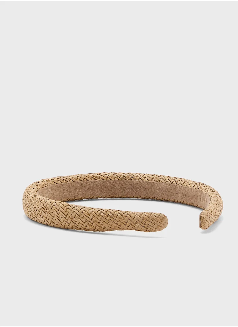ELLA Wwoven Raffia Headband