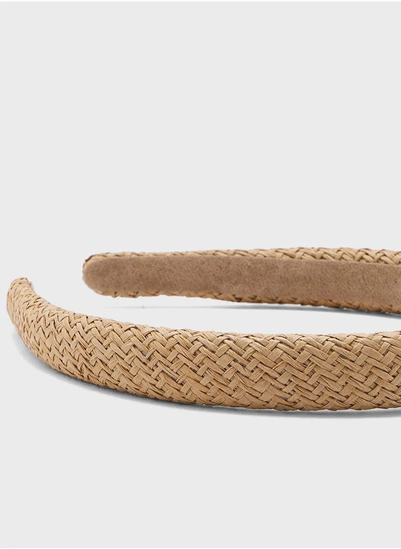 ELLA Wwoven Raffia Headband