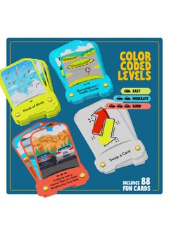 Dan&Darci Road Rally Travel Scavenger Hunt Card Game For Kids Road Trip Car Games & Activities Must Haves Essentials I Fun Eye Hide & Seek Found Spy Summer Camping Toys Ages 5 6 7 8 9 10 11 12 8 12  - Image 3